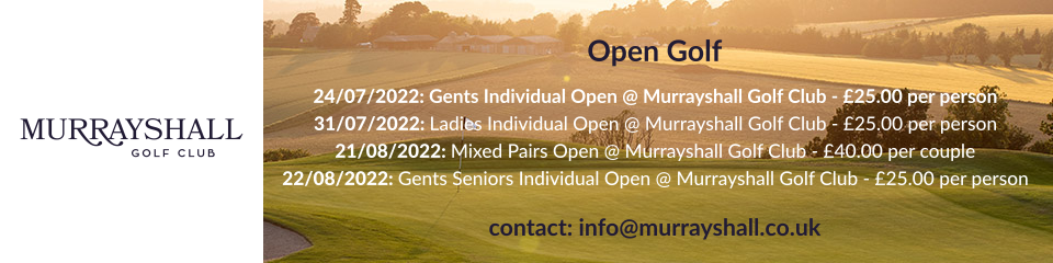 Murrayshall Open Golf advert