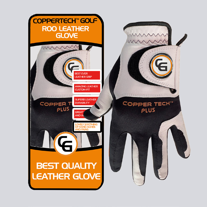 Coppertech Plus Elite Grip Roo Leather Glove