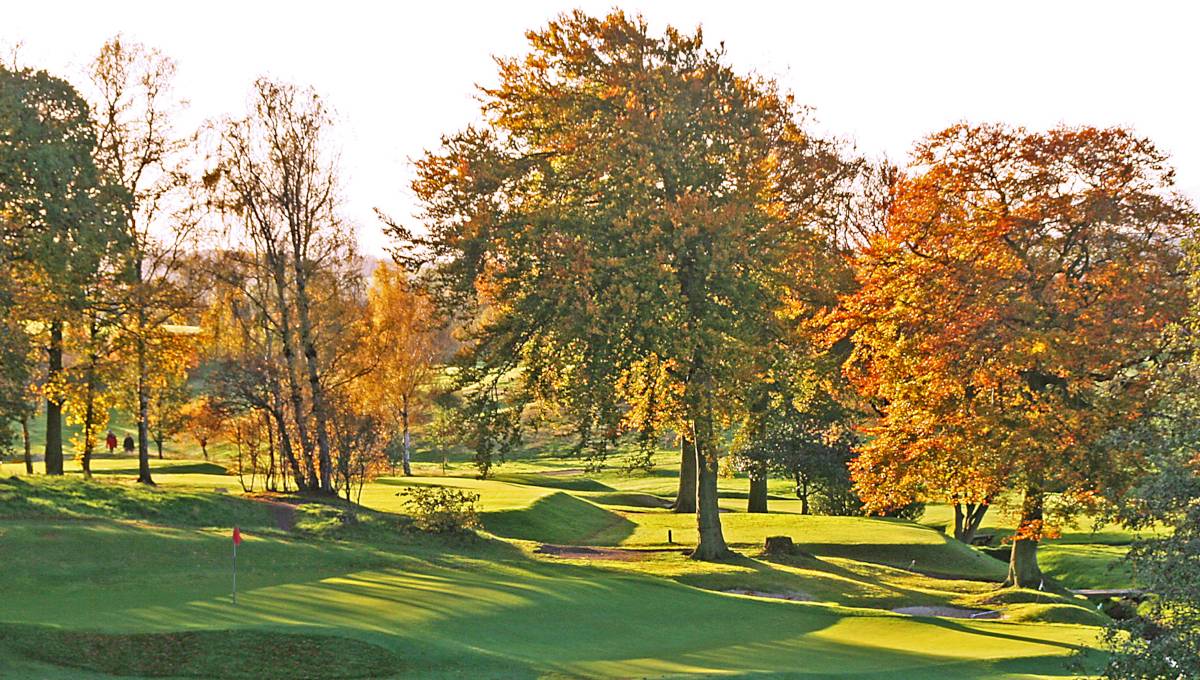 view across the fairway - pitreavie golf club